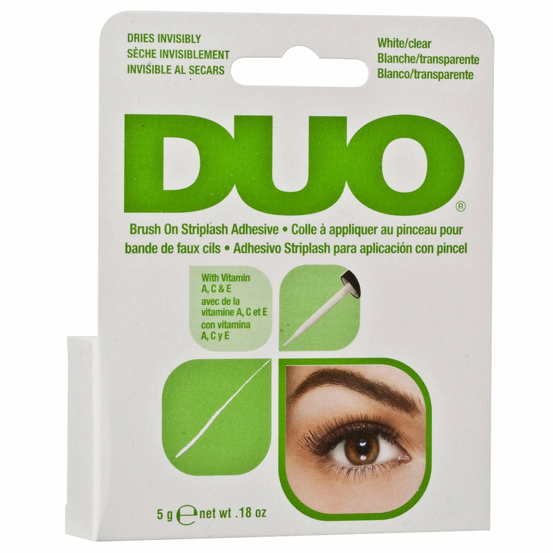 DUO Brush-on Strip Lash Adhesive White/Clear Tone (5g) New Arrivals 3 DUO Brush-on Strip Lash Adhesive White/Clear Tone (5g) New Arrivals