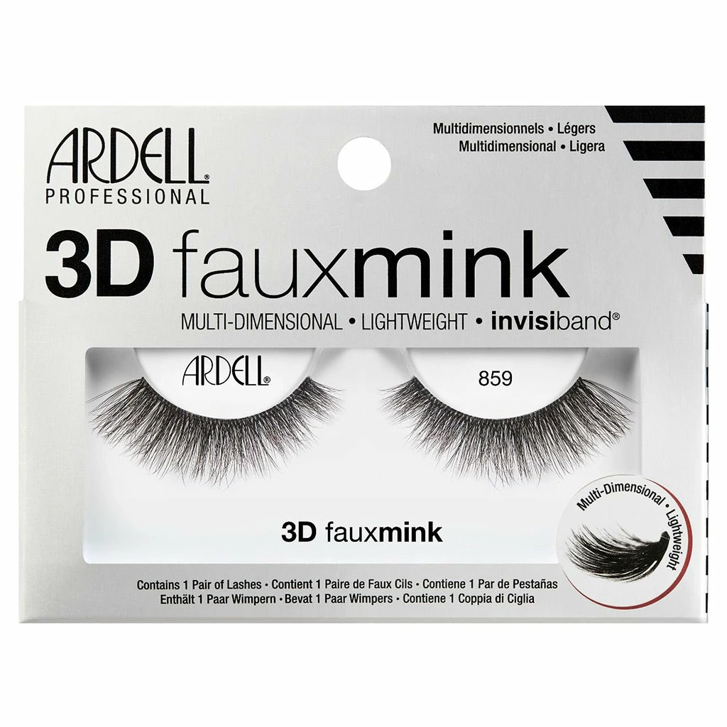 Ardell 3D Faux Mink Lashes Black 859 3 Ardell 3D Faux Mink Lashes Black 859