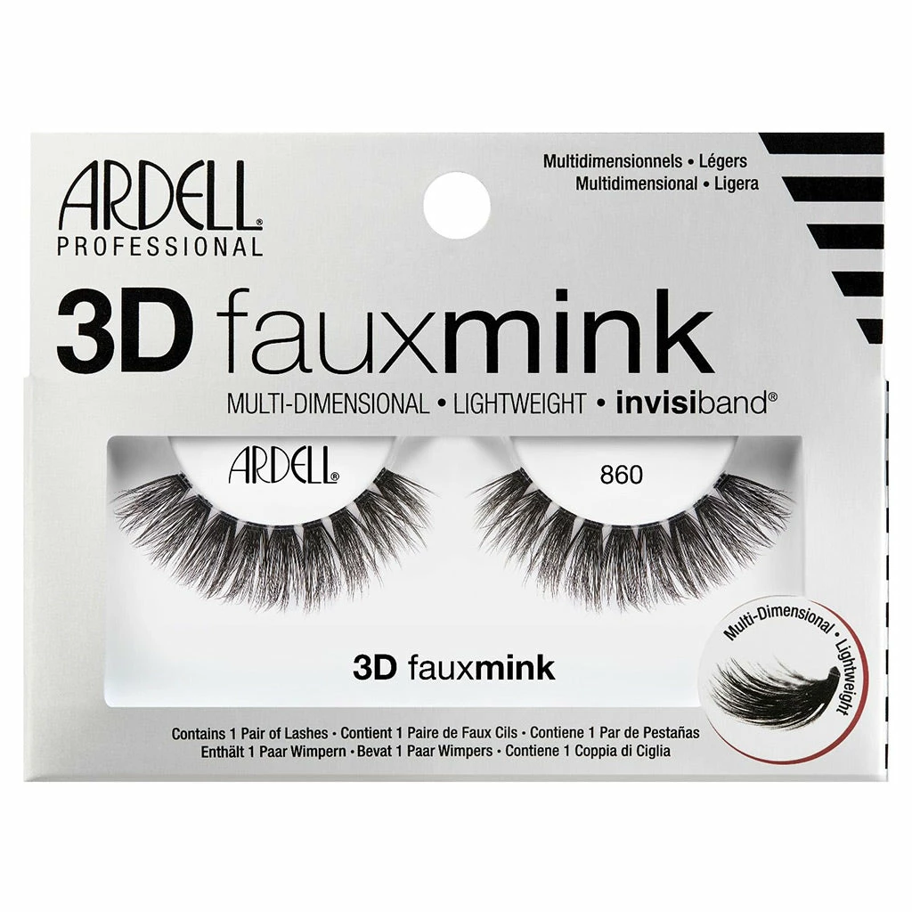 New Arrivals Ardell 3D Faux Mink Lashes Black 860 3 New Arrivals Ardell 3D Faux Mink Lashes Black 860