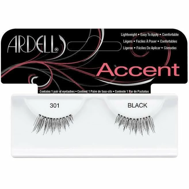 Ardell Accent Lashes 301 Black New Arrivals 3 Ardell Accent Lashes 301 Black New Arrivals