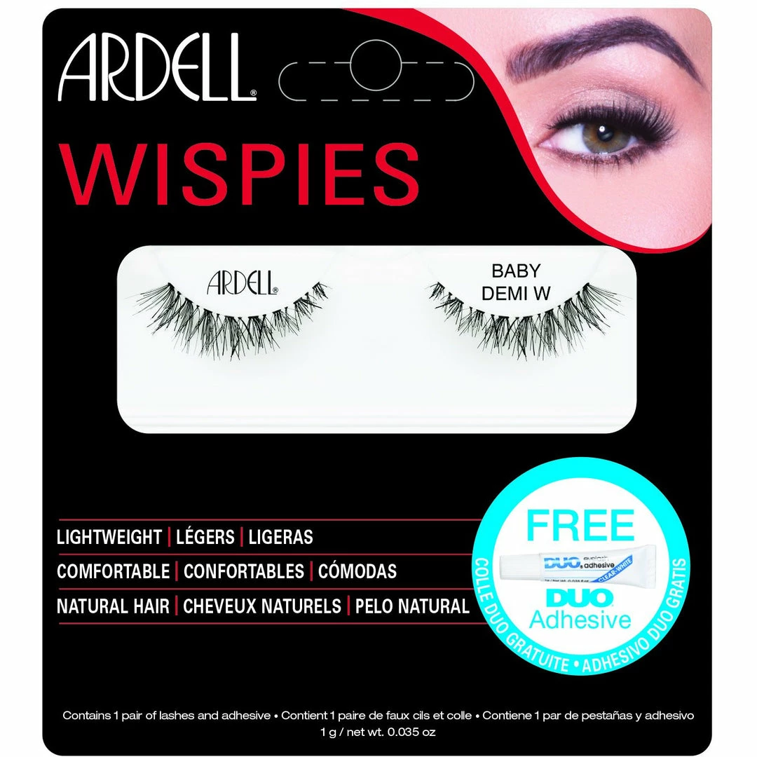 Ardell Baby Demi Wispies Lashes Black (with DUO Glue) New Arrivals 3 Ardell Baby Demi Wispies Lashes Black (with DUO Glue) New Arrivals