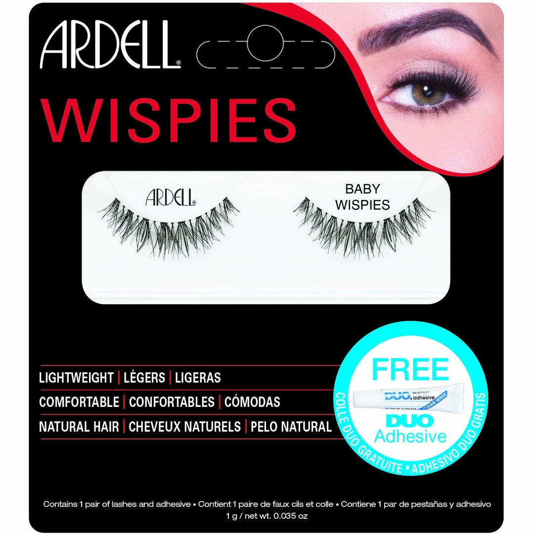 Ardell Baby Wispies Lashes Black (with DUO Glue) New Arrivals 3 Ardell Baby Wispies Lashes Black (with DUO Glue) New Arrivals