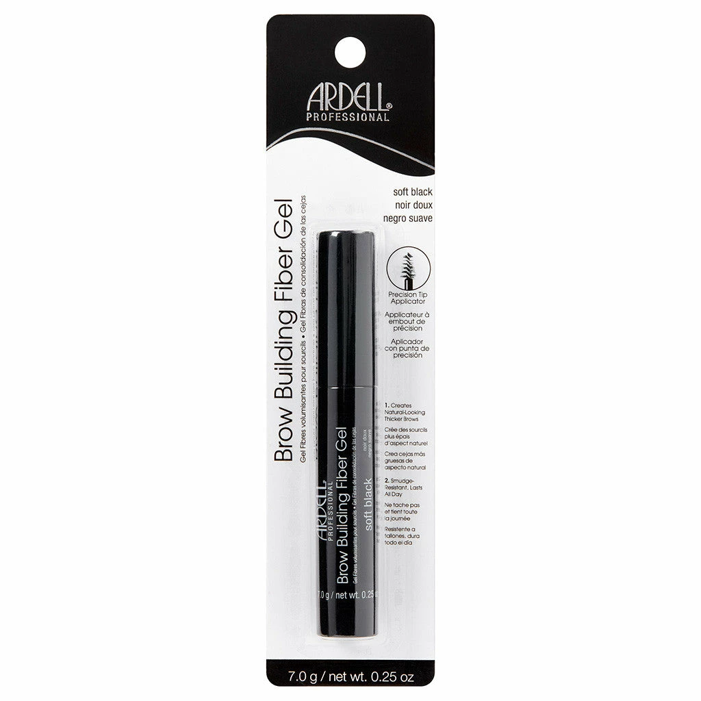 Ardell Brow Building Fibre Gel - Soft Black 3 Ardell Brow Building Fibre Gel - Soft Black
