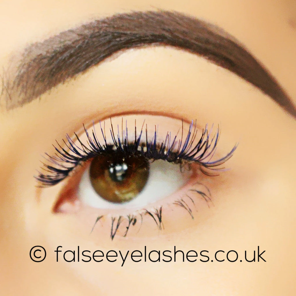 Ardell Color Impact Lashes Demi Wispies Blue 6 Ardell Color Impact Lashes Demi Wispies Blue