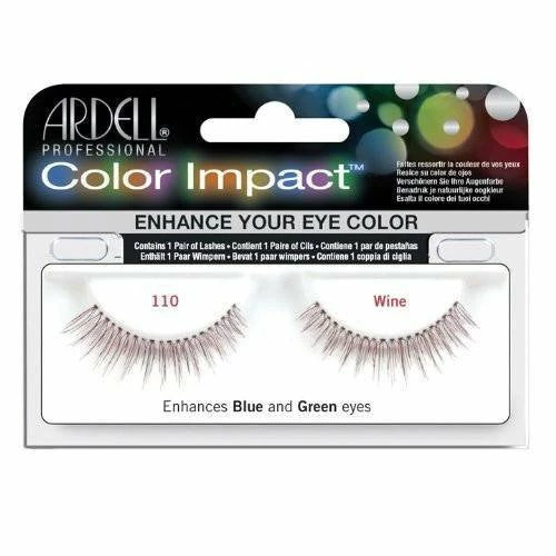 Ardell Color Impact Lashes 110 Wine 3 Ardell Color Impact Lashes 110 Wine