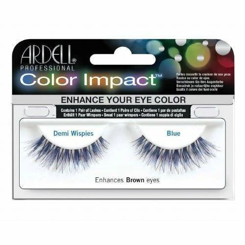 Ardell Color Impact Lashes Demi Wispies Blue 3 Ardell Color Impact Lashes Demi Wispies Blue