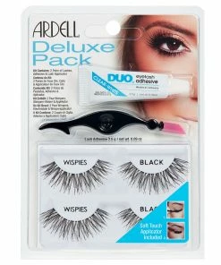 Ardell Deluxe Pack Lashes Wispies Black