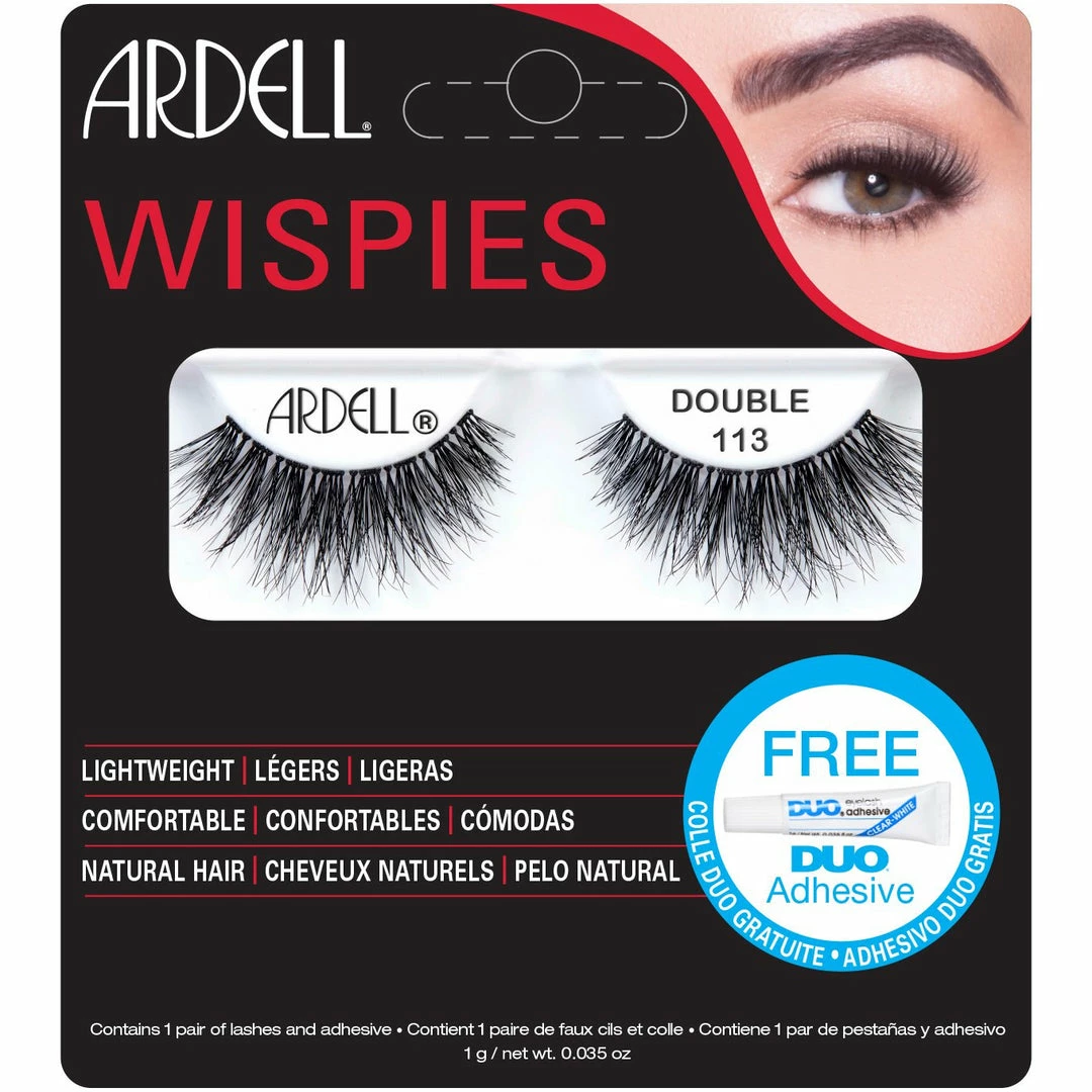 Ardell Double Wispies 113 Lashes (with DUO Glue) 3 Ardell Double Wispies 113 Lashes (with DUO Glue)