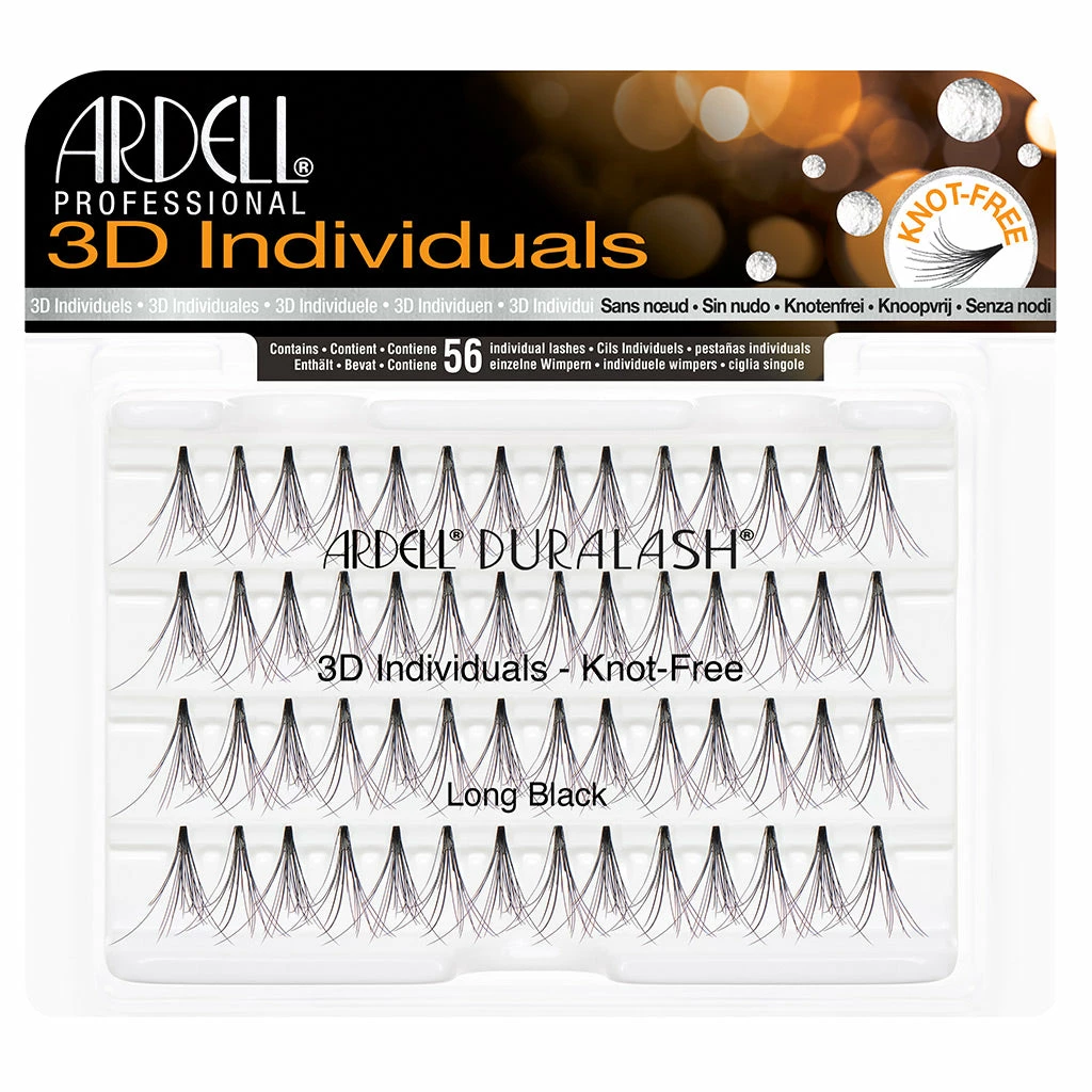 New Arrivals Ardell Duralash 3D Individuals Knot Free - Long Black 3 New Arrivals Ardell Duralash 3D Individuals Knot Free - Long Black