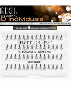 New Arrivals Ardell Duralash 3D Individuals Knot Free - Short Black