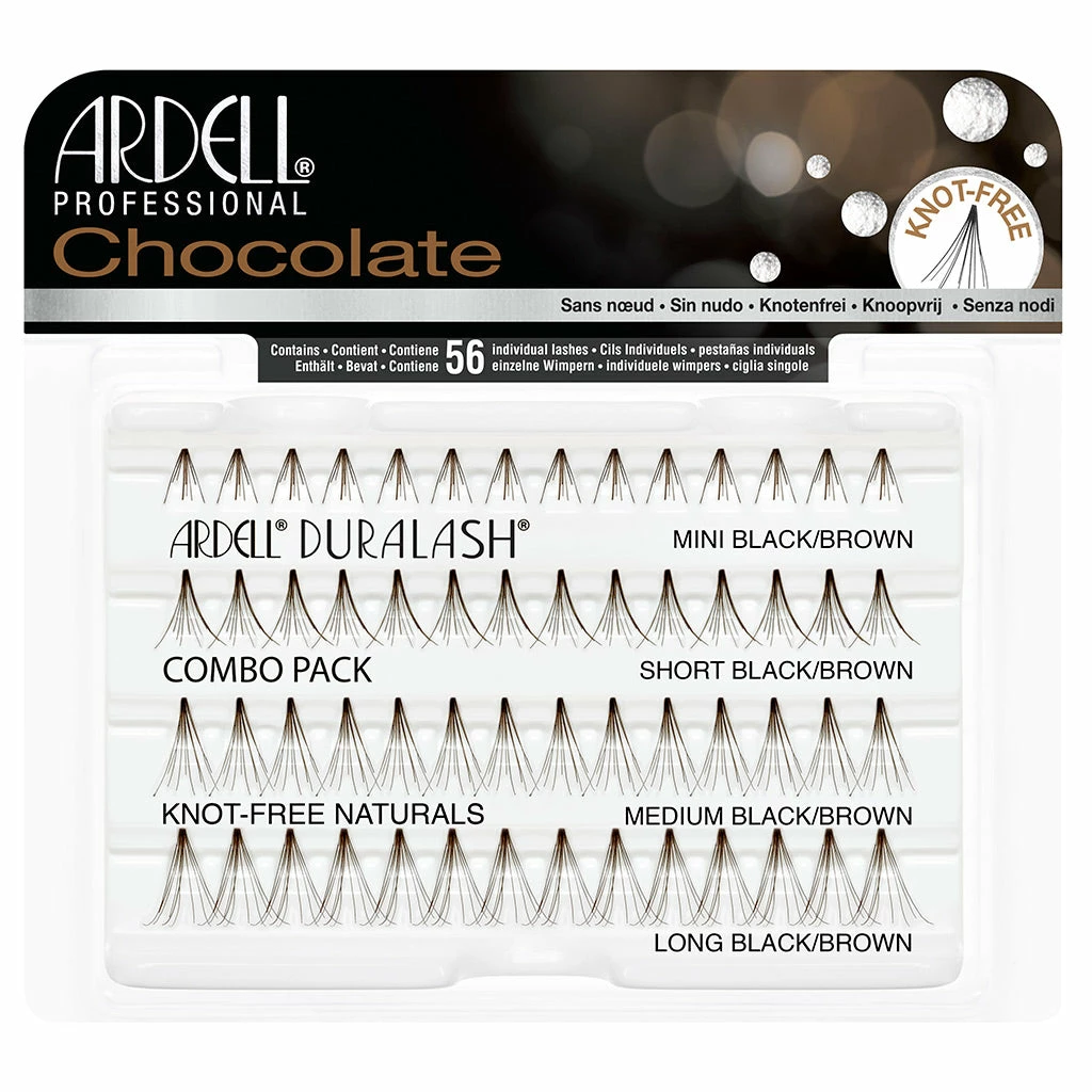 Ardell Duralash Individuals Chocolate Black/Brown - Combo New Arrivals 3 Ardell Duralash Individuals Chocolate Black/Brown - Combo New Arrivals