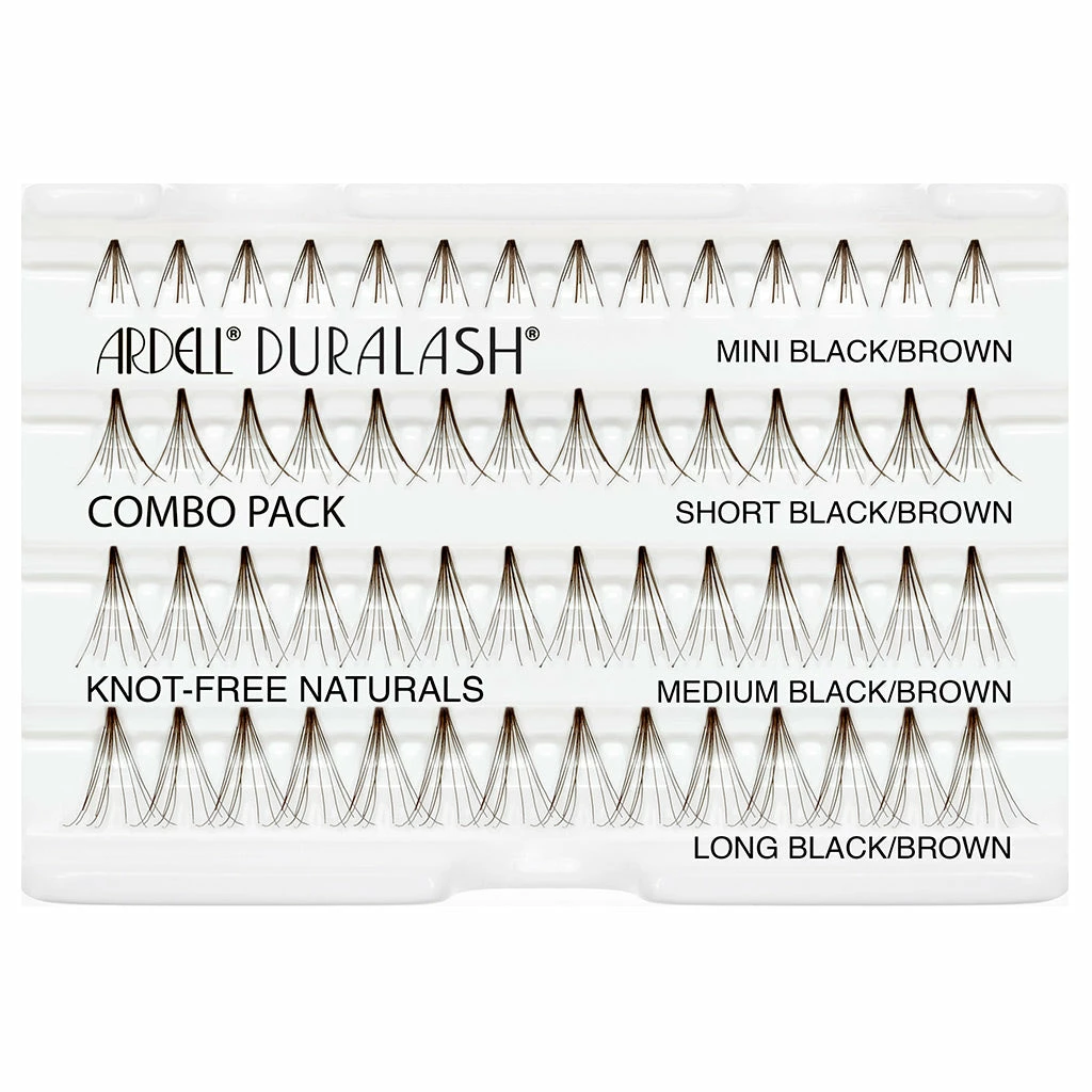 Ardell Duralash Individuals Chocolate Black/Brown - Combo New Arrivals 4 Ardell Duralash Individuals Chocolate Black/Brown - Combo New Arrivals