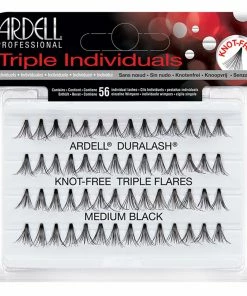 Ardell Duralash Knot Free Triple Flares - Medium Black