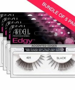 Best Sellers Ardell Edgy Lashes 401 (BUNDLE OF 5 PAIRS)