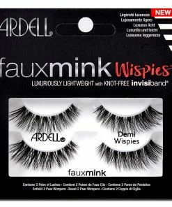 New Arrivals Ardell Faux Mink Lashes Black Demi Wispies Twin Pack