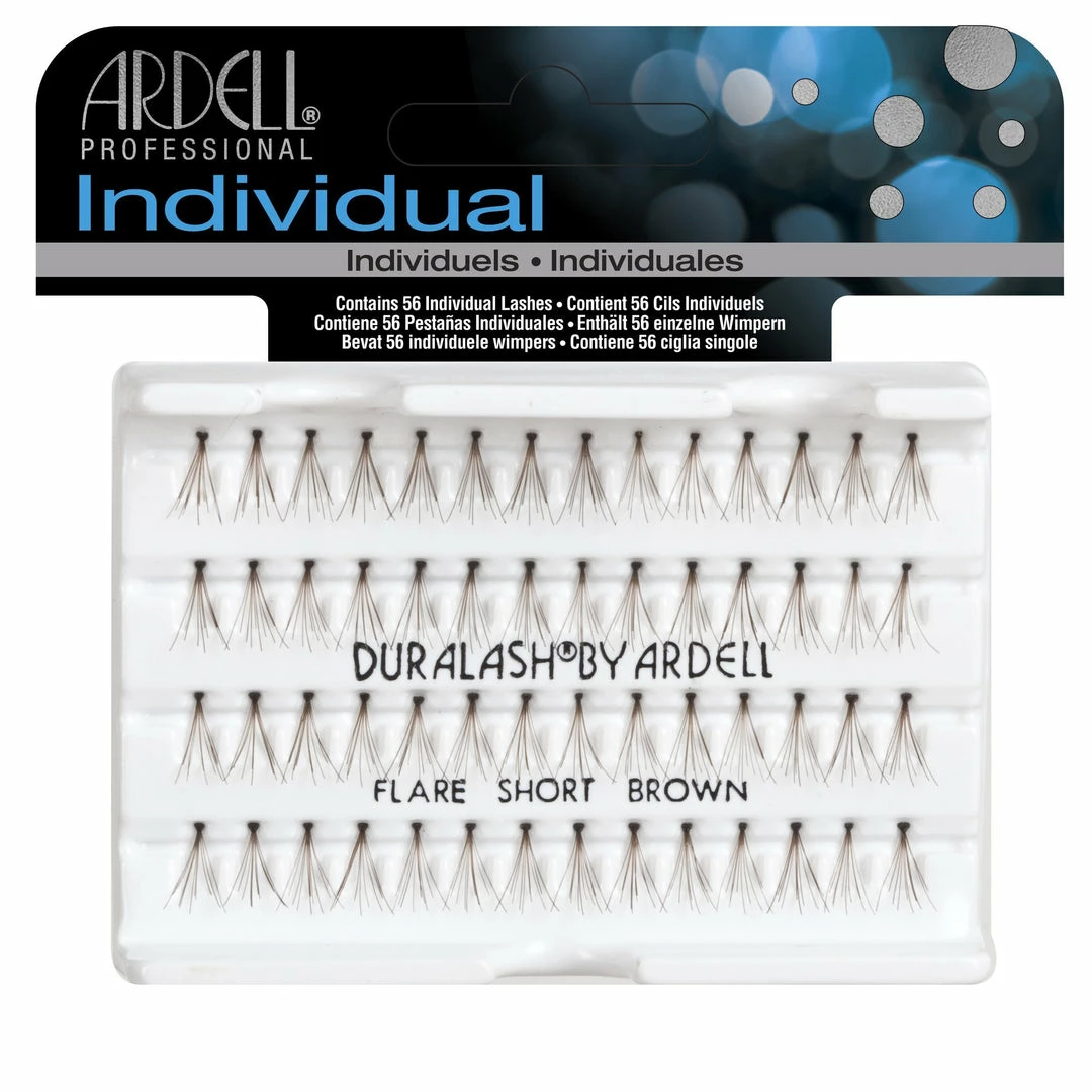 Ardell Duralash Flare Individual Lashes Short Brown 3 Ardell Duralash Flare Individual Lashes Short Brown