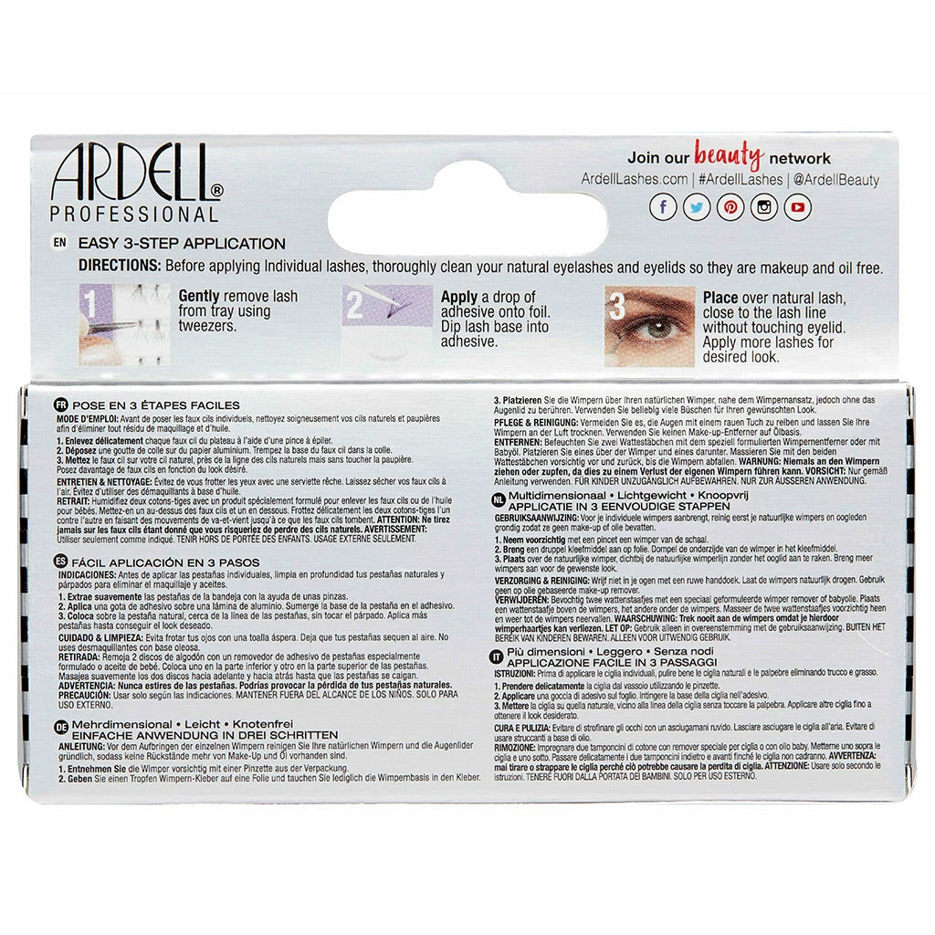 New Arrivals Ardell Lashes 3D Faux Mink Individuals - Medium Black 5 New Arrivals Ardell Lashes 3D Faux Mink Individuals - Medium Black