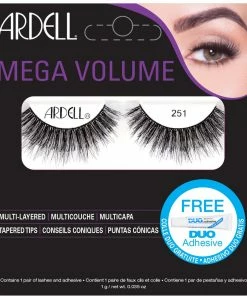 Ardell Mega Volume 251 Lashes Black (with DUO Glue) New Arrivals