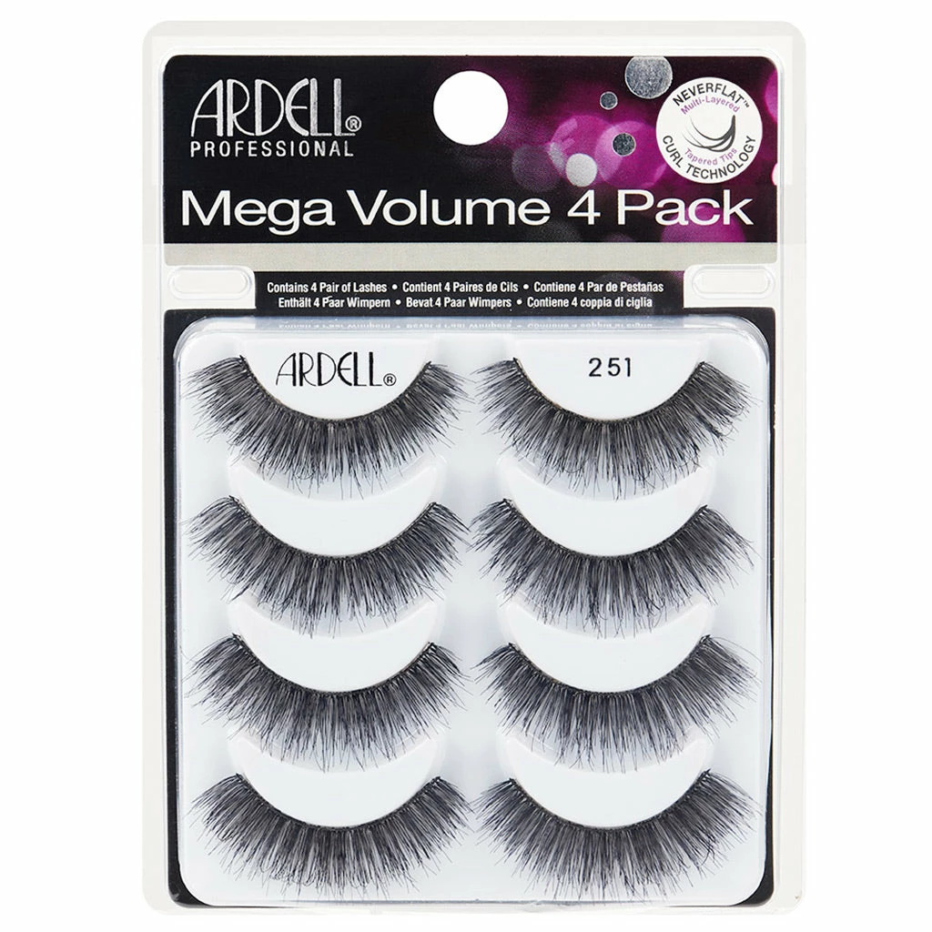 Ardell Mega Volume 251 Multipack (4 Pairs) New Arrivals 3 Ardell Mega Volume 251 Multipack (4 Pairs) New Arrivals