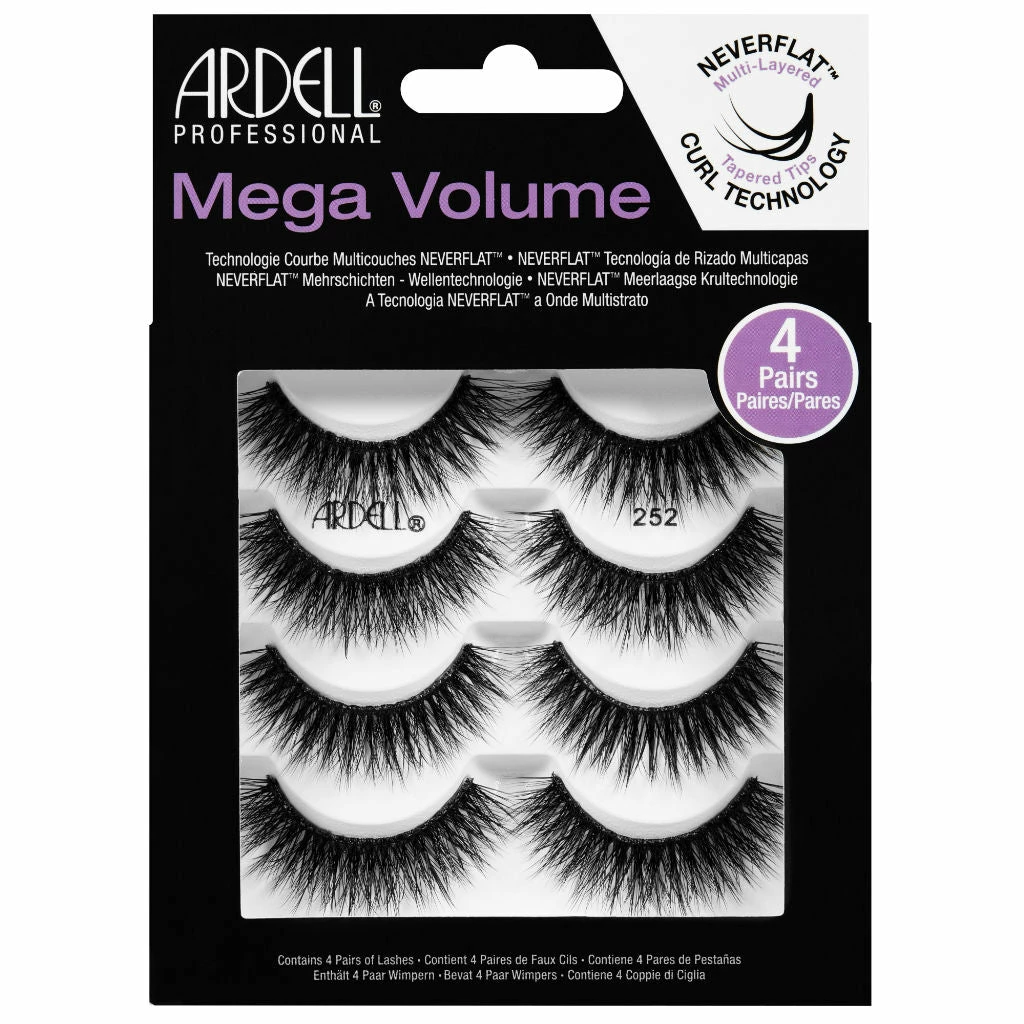Ardell Mega Volume 252 Multipack (4 Pairs) 3 Ardell Mega Volume 252 Multipack (4 Pairs)