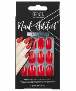 Ardell Nails Nail Addict Colored False Nails - Cherry Red
