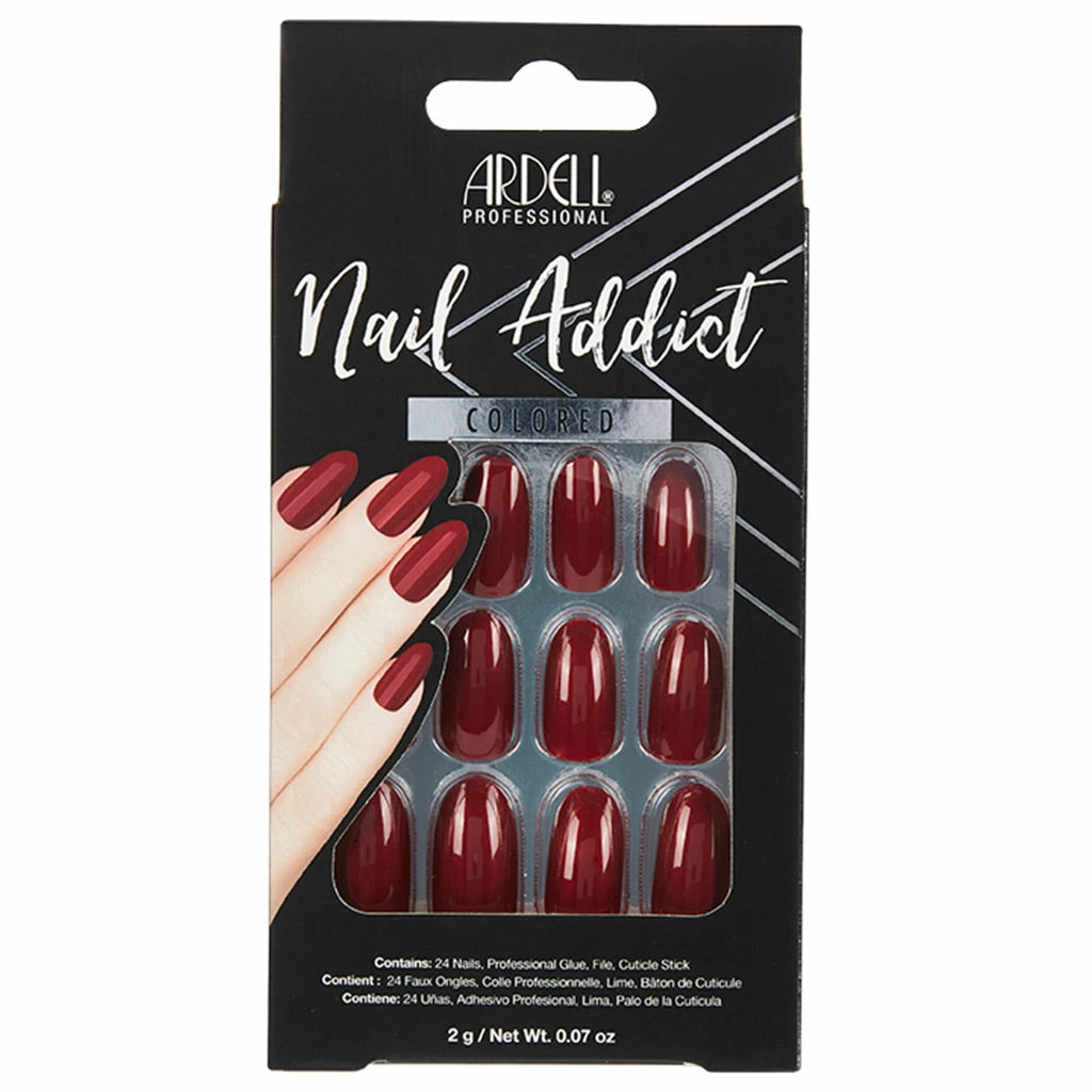 Ardell Nails Nail Addict Colored False Nails - Sip Of Wine 3 Ardell Nails Nail Addict Colored False Nails - Sip Of Wine
