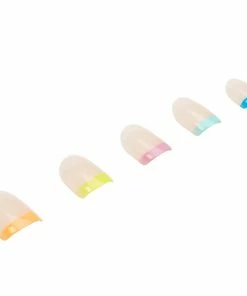 New Arrivals Ardell Nails Nail Addict French False Nails - Rainbow French