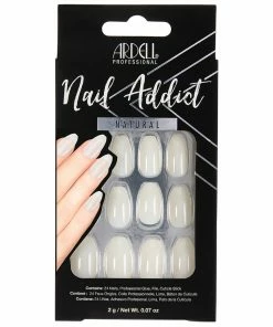 New Arrivals Ardell Nails Nail Addict Natural False Nails - Natural Ballerina