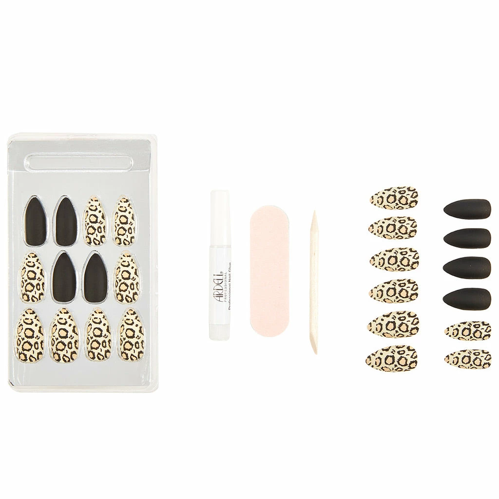 New Arrivals Ardell Nails Nail Addict Premium False Nails - Black Leopard 5 New Arrivals Ardell Nails Nail Addict Premium False Nails - Black Leopard