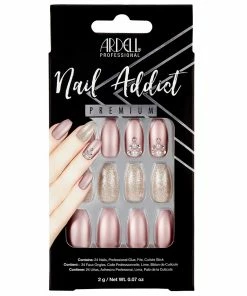 Ardell Nails Nail Addict Premium False Nails - Metallic Lilac Purple