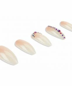 Ardell Nails Nail Addict Premium False Nails - Nude Light Crystals