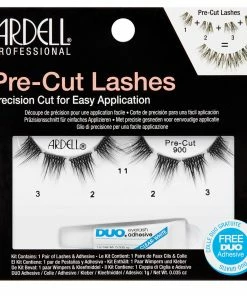 New Arrivals Ardell Pre-Cut Lashes Black (with DUO Glue) - #900