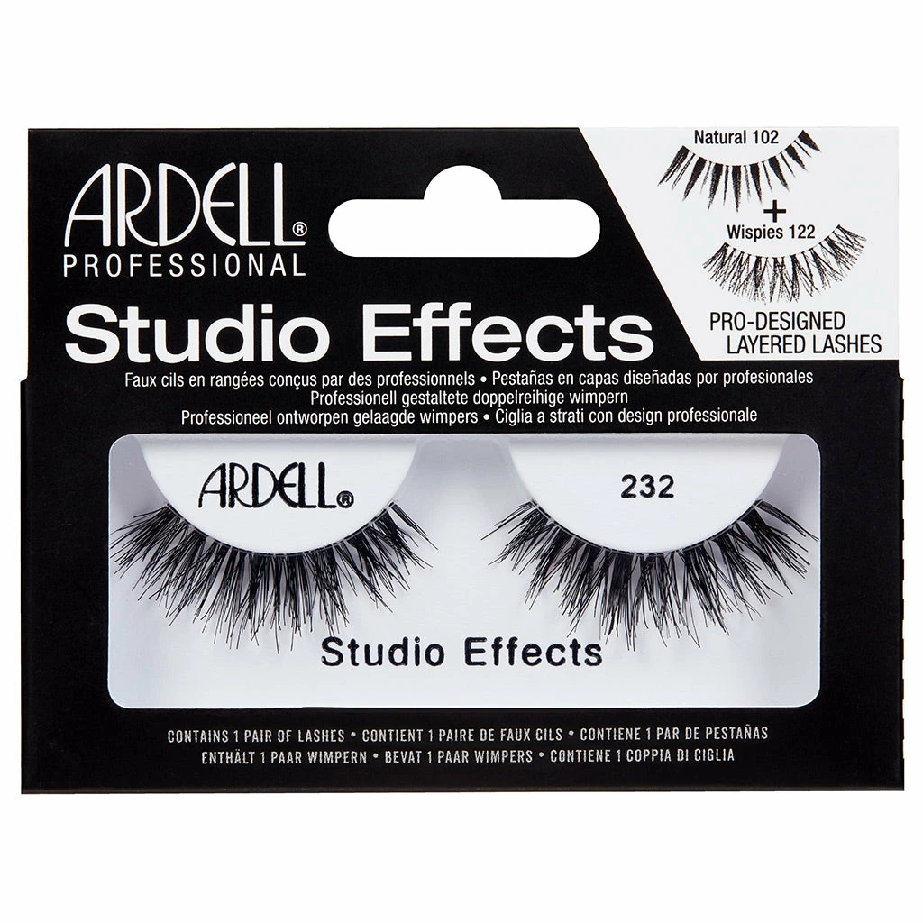 Ardell Studio Effects Lashes Black 232 3 Ardell Studio Effects Lashes Black 232