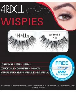 New Arrivals Ardell Wispies 700 Lashes Black (with DUO Glue)