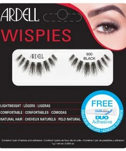 New Arrivals Ardell Wispies Cluster Lashes 600 Black (with DUO Glue)