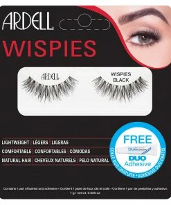 New Arrivals Ardell Wispies Lashes Black (with DUO Glue)