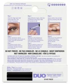 DUO Brush-on Rosewater & Biotin Strip Lash Adhesive White/Clear (5g) 10 DUO Brush-on Rosewater & Biotin Strip Lash Adhesive White/Clear (5g)