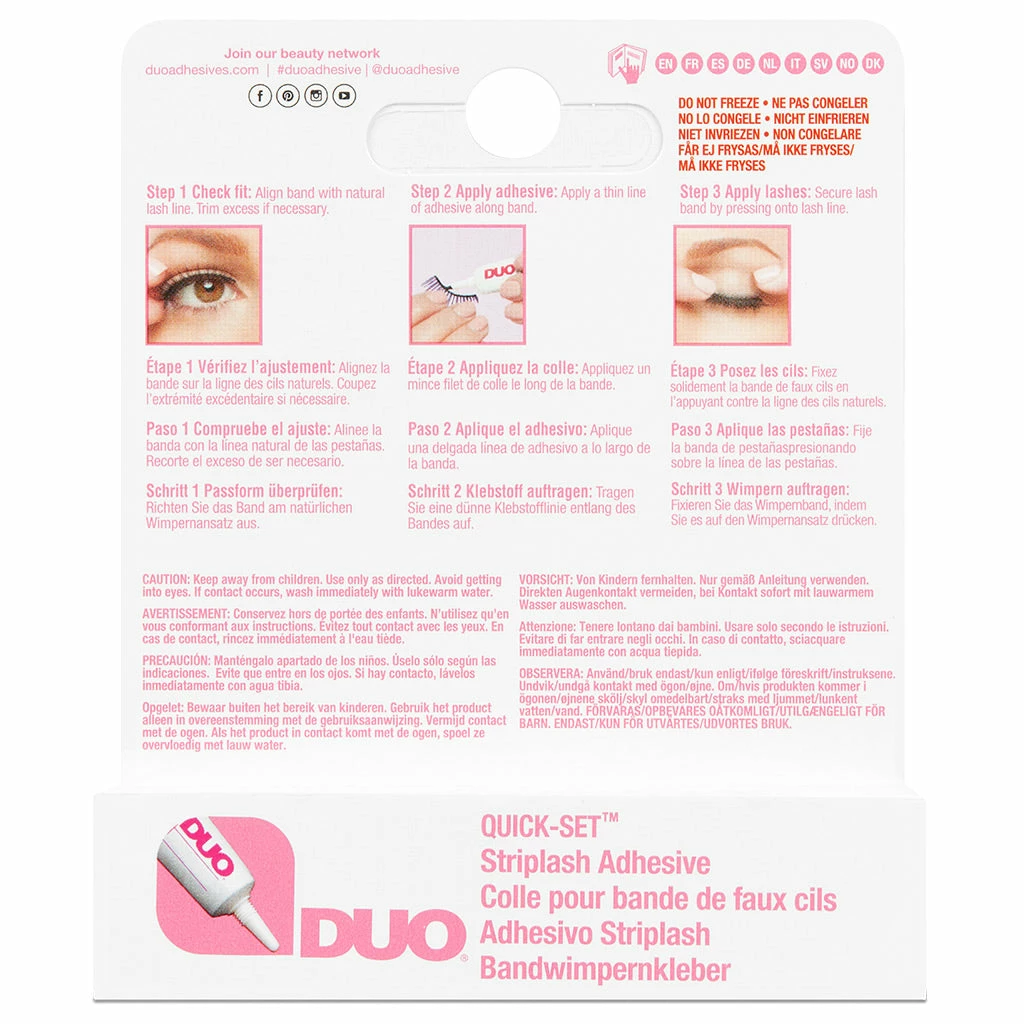 DUO Quick Set Strip Lash Adhesive Dark Tone (7g) New Arrivals 5 DUO Quick Set Strip Lash Adhesive Dark Tone (7g) New Arrivals