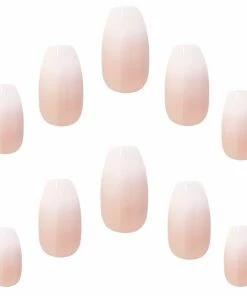 Elegant Touch False Nails Coffin Medium Length - French 112