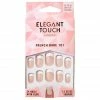 New Arrivals Elegant Touch False Nails Square Medium Length - French Bare 101