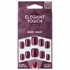 Elegant Touch False Nails Squoval Short Length - Berry Blast