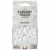 Elegant Touch False Nails Stiletto Medium Length - White-Out New Arrivals