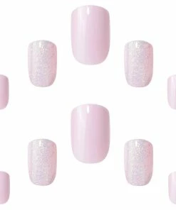 New Arrivals Elegant Touch Luxe Looks False Nails Squoval Short Length - Glow Getter