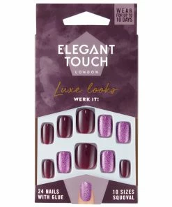 Elegant Touch Luxe Looks False Nails Squoval Short Length - Werk It! New Arrivals
