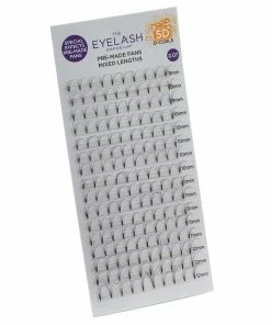 Eyelash Emporium 5D D Curls Pre-Made Fans 0.07 Mixed Lengths (9mm, 10mm, 11mm, 12mm) Best Sellers