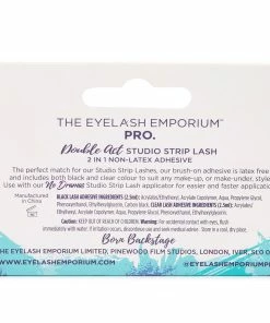 New Arrivals Eyelash Emporium Double Act Studio Strip Lash 2in1 Non-Latex Adhesive (5ml)