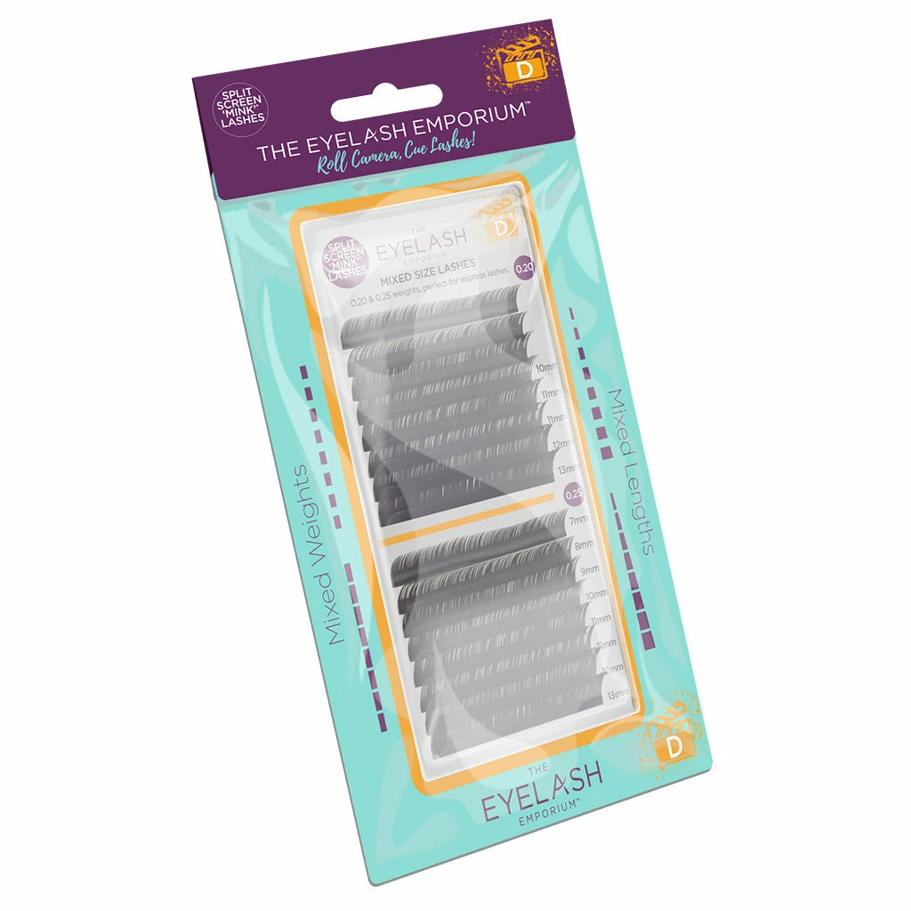 Best Sellers Eyelash Emporium Mink Effect D Curls 0.20 & 0.25 Mixed Lengths (7mm-13mm) 3 Best Sellers Eyelash Emporium Mink Effect D Curls 0.20 & 0.25 Mixed Lengths (7mm-13mm)