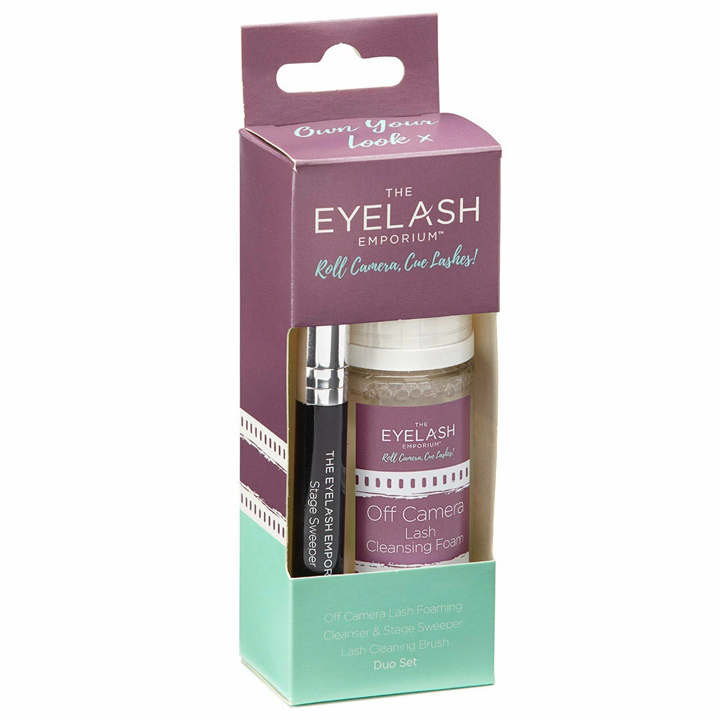 Eyelash Emporium Off Camera Lash Cleanse Set (Foaming Cleanser And Brush) Best Sellers 4 Eyelash Emporium Off Camera Lash Cleanse Set (Foaming Cleanser And Brush) Best Sellers
