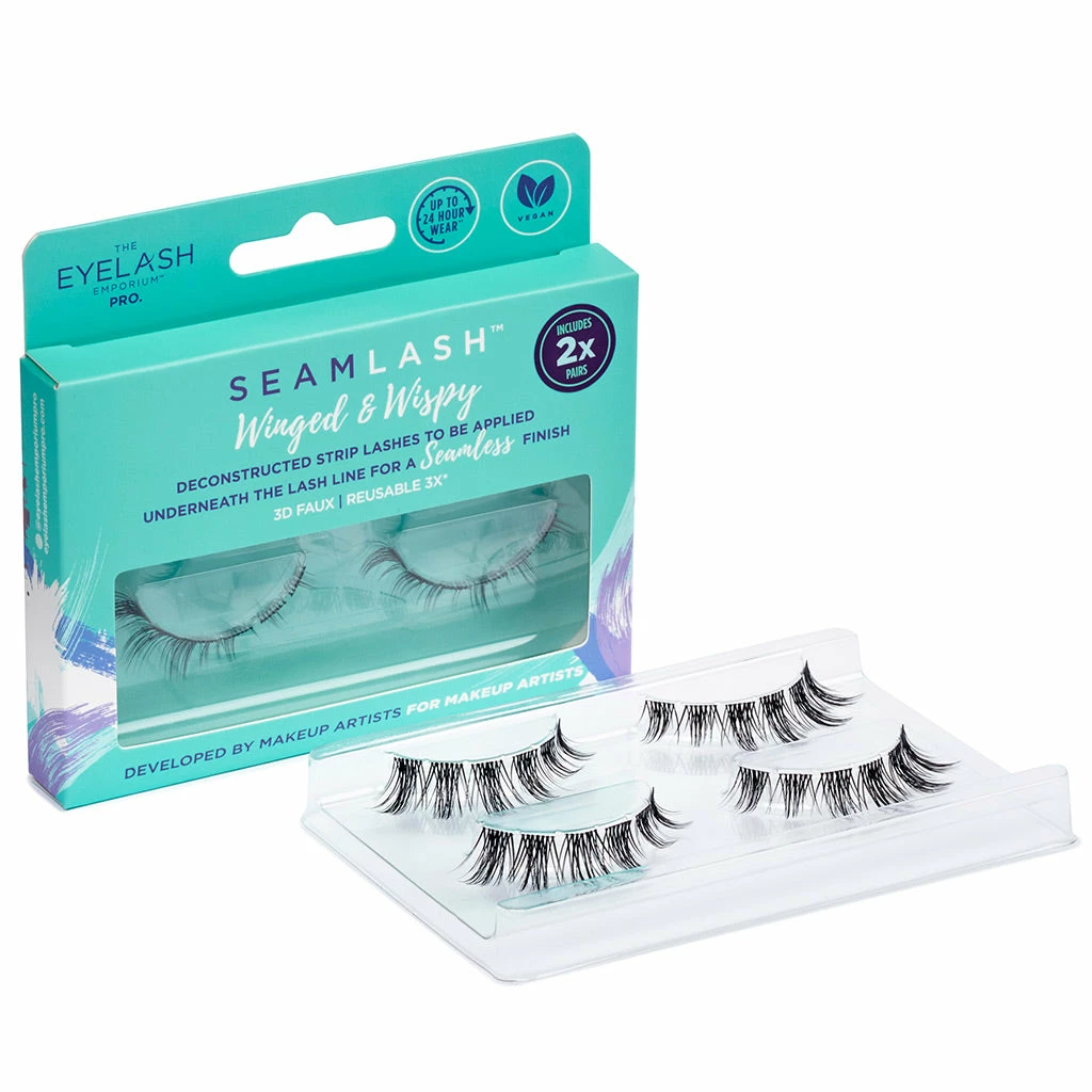 Eyelash Emporium Seamlash Winged And Wispy Refill Pack 8 Eyelash Emporium Seamlash Winged And Wispy Refill Pack