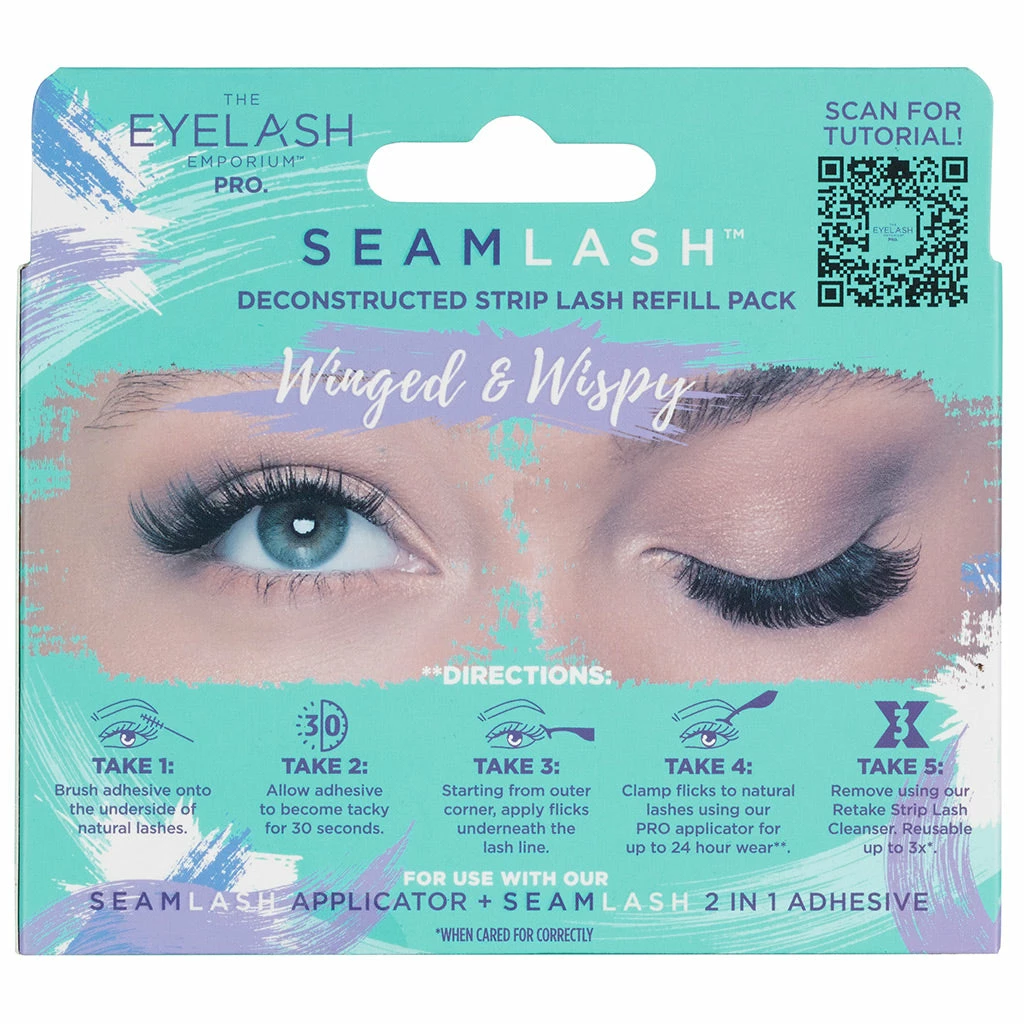 Eyelash Emporium Seamlash Winged And Wispy Refill Pack 7 Eyelash Emporium Seamlash Winged And Wispy Refill Pack